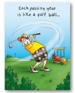 Birthday Card - Like a Golf Ball