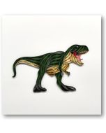 Quilling Card - T-Rex Dinosaur