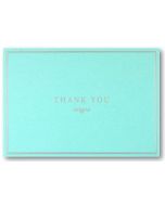 Boxed Thank You Cards - Blue Elegance