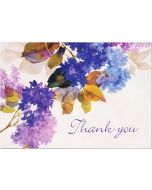Boxed Thank You Cards - Lilacs