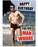 Birthday Card - Man Whore