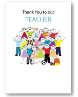 BIG Card - Thank You TEACHER