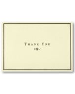 Boxed Thank You Cards - Black & Cream
