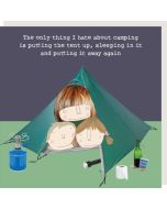 Hate about camping...