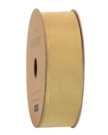 Ribbon Roll - Organza Antique GOLD (25mm x 10 metres)