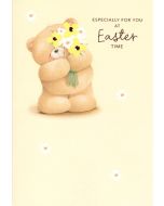 Easter Card - Bear & Flowers