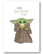 Birthday Card - Baby YODA