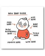 NEW BABY Card - New Baby Guide 