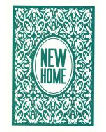 NEW HOME Card - Ornate Green