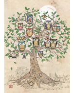 Greeting Card - Owl Roost 