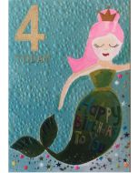 AGE 4 Card - Mermaid