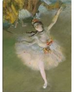 Card - 'The Star' by Edgar Degas 