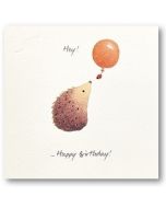 Birthday Card - Hedgehog & Balloon