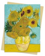 Greeting Card - Sunflowers by Van Gogh