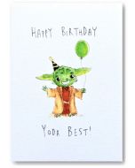 Birthday Card - Yoda Best
