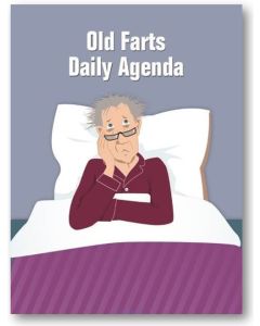 Birthday Card - Old Farts Agenda
