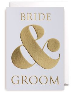 WEDDING Card - Bride & Groom