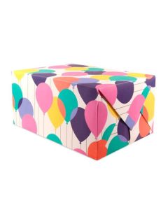 Folded Wrapping Paper - Colourful Balloons