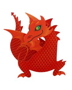 3D Card - Flame the Dragon