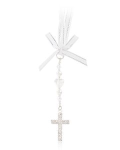 Wedding Charm - Jewelled Cross 
