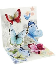 3D Pop-Up Card - Butterflies