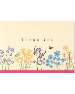 Boxed Thank You Cards - Sparkly Garden