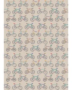 Folded Wrapping Paper - Bikes