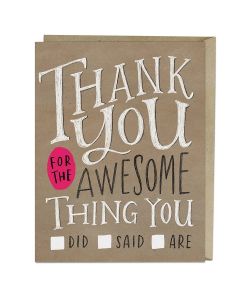 THANK YOU Card - Awesome