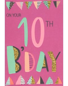 AGE 10 Card - Amazing B'Day