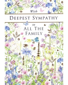 SYMPATHY Card - To All the Family