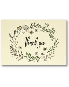 Boxed Thank You Cards - Native Botanicals