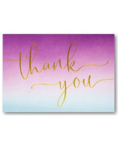 Boxed Thank You Cards - Amethyst