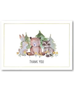 Boxed Thank You Cards - Woodland Cuties