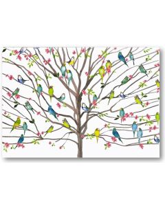 Boxed Notecards - Tree of Budgies