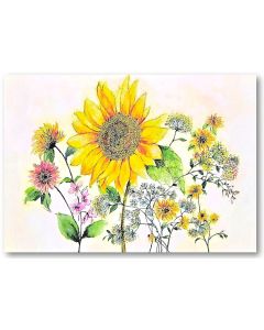 Boxed Notecards - Watercolour Sunflower