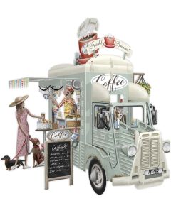 3D Card - Coffee Truck 