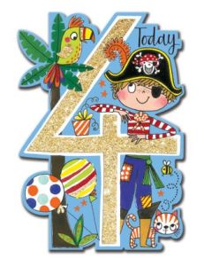 Age 4 - Pirate, parrot & palm tree