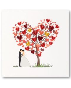 WEDDING Card - Heart Tree
