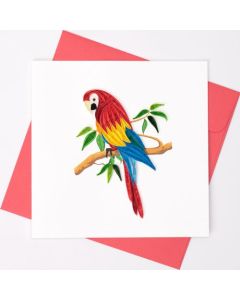 Quilling Card - Rosella