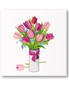 Quilling Card - Tulips