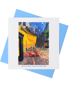 Quilling Card - Café Terrace by Vincent Van Gogh