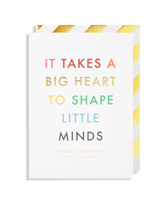 TEACHER Card - Big Heart