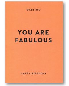 Birthday Card - You are Fabulous