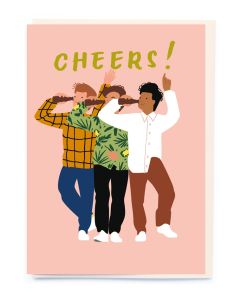 Greeting Card - Cheers Boys 