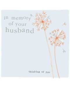 Sympathy HUSBAND - In loving memory of Husband