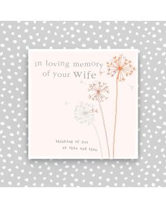 Sympathy WIFE - In loving memory of Wife