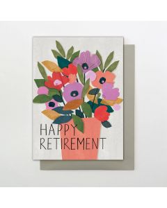 Retirement - Vase of flowers 