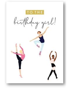 Birthday Card - Ballet