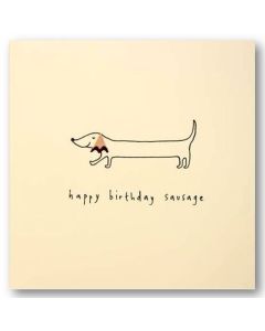 Birthday Card - Sausage Dog