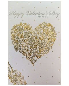 Valentine Card - My WIFE: Love You With All My Heart